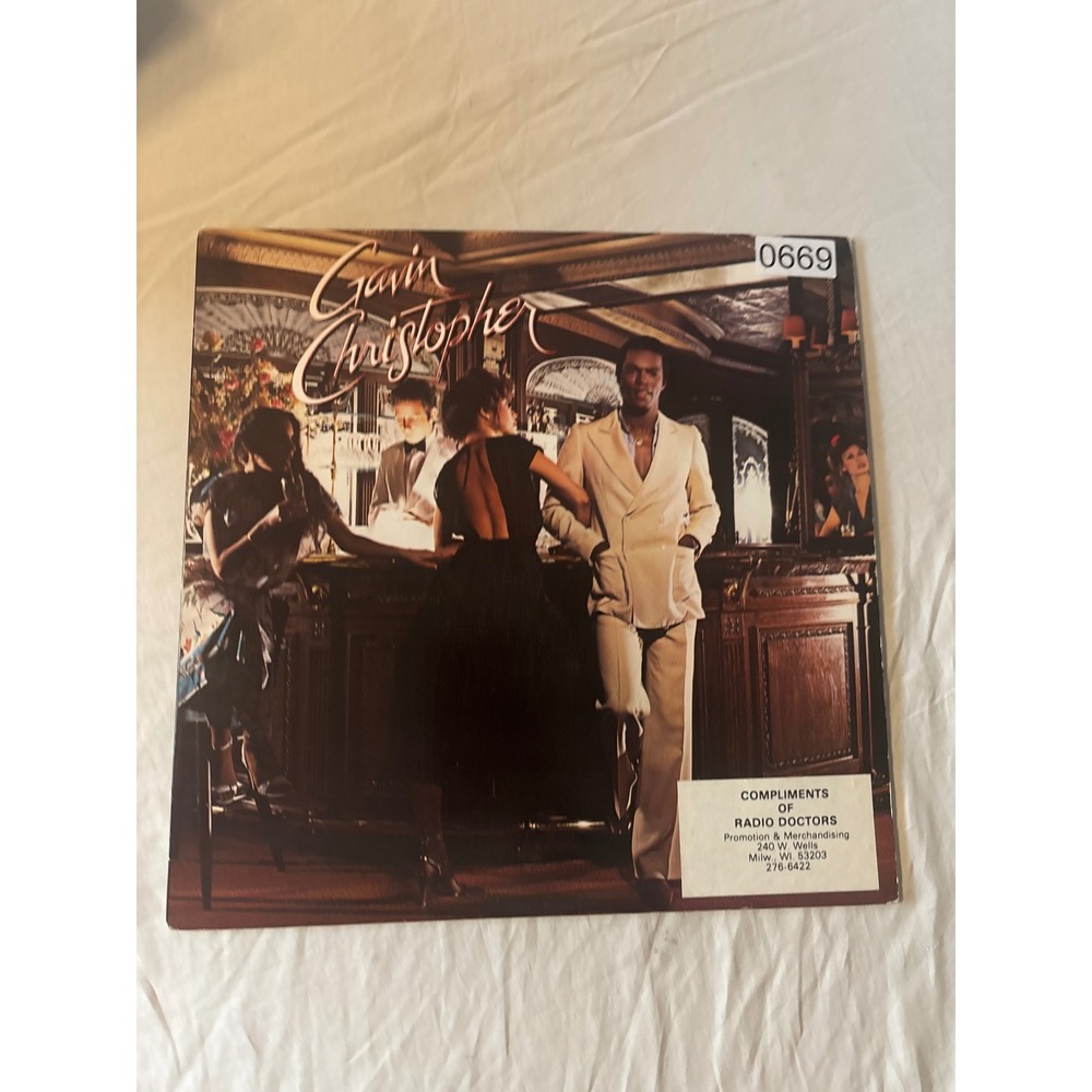 Gavin Christopher Vinyl LP Record 12" 33RPM RSO 1979  Soul Disco Promo RS-1-3052